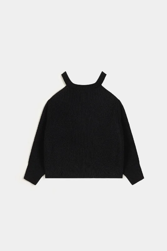 Sweater With Cold Shoulder Detail