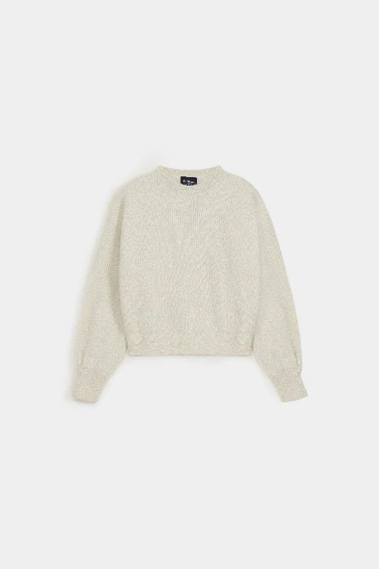 Cropped Plush Sweater