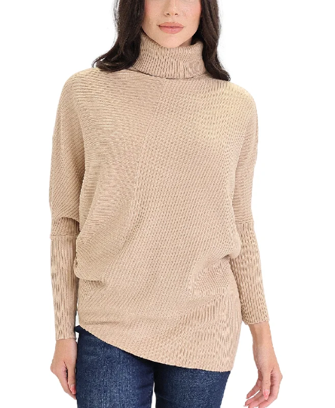 Turtleneck Ribbed Sweater