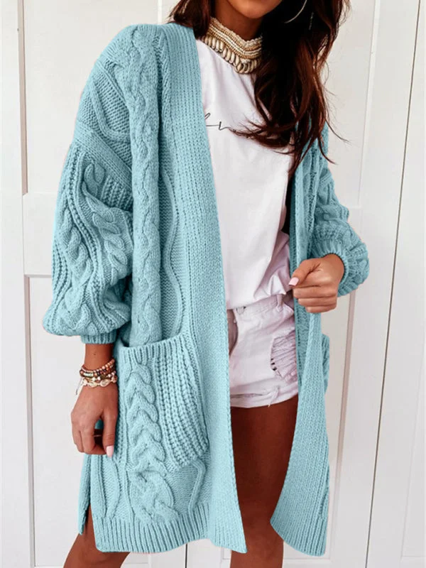 TastyHottie - Women's loose warm twist knitted Fashion cardigan