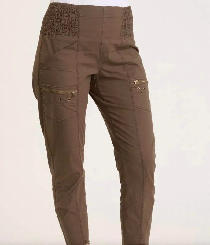 Acker Slim Pant In Deep Fern