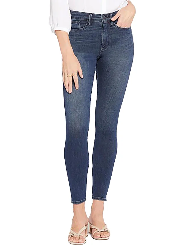 Ami Womens High-Rise Seamless Skinny Jeans