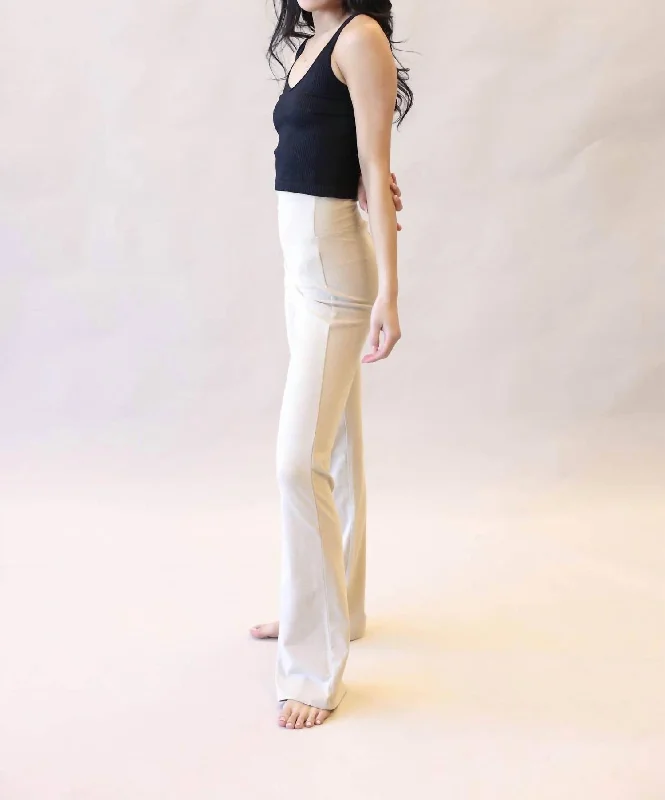 Bootcut Yoga Pant In Heather Beige