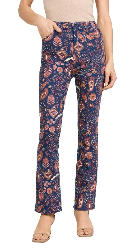 Hustler Flood Jeans In Henna Happiness