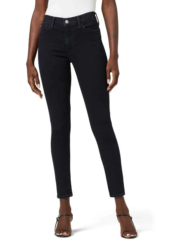 Natalie Womens Mid-Rise Ankle Skinny Jeans