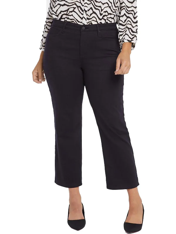 Plus Piper Womens Relaxed Slimming Ankle Jeans