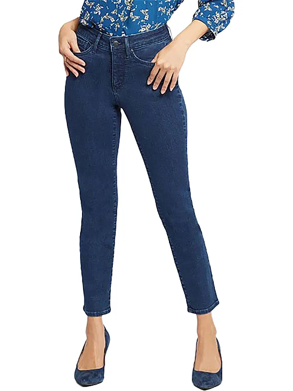 Shieri Womens Denim Medium Wash Slim Jeans