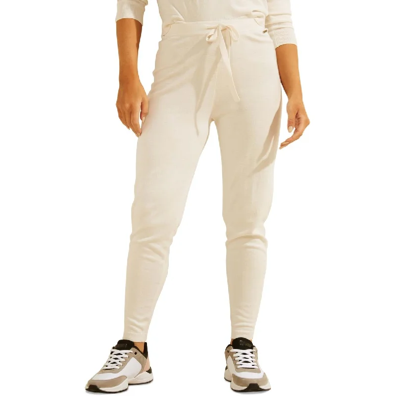 Tanya Womens Knit Drawstring Jogger Pants